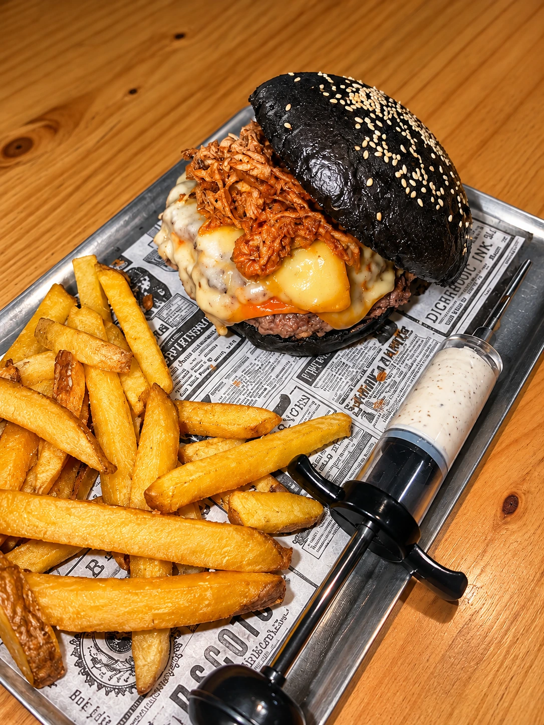La Cruda, hamburguesa Angus de GIGANTES